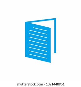 Paper Book Data Document Business Company Vector Logo Design