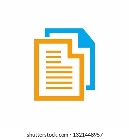 Paper Book Data Document Business Company Vector Logo Design