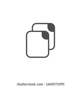 Paper book data document icon design