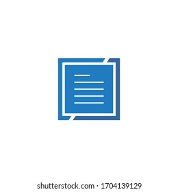 paper, book design logo template.