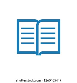 Paper book graphic design template vector illustration
