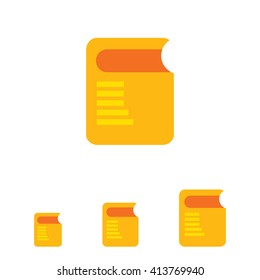 Paper book icon