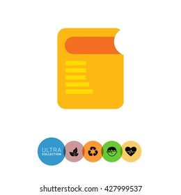 Paper book icon