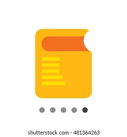 Paper book icon