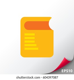 Paper book icon