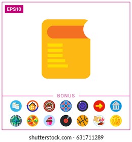 Paper book icon