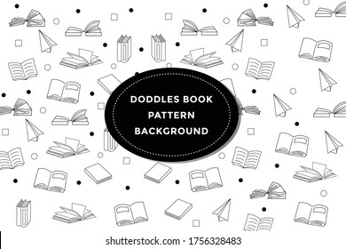 paper book pattern background design