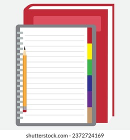 Paper Book Vector Design for Education or Business