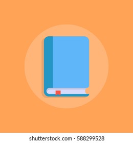 Paper book vector icon