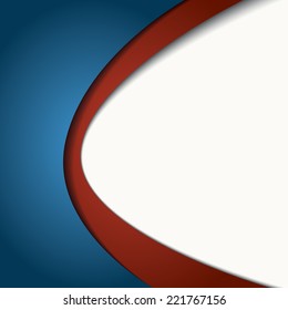 Paper bookmarks. Infographic design elements. Vector illustration