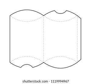 Paper Box Blueprint Template Stock Vector (Royalty Free) 1119994967 ...