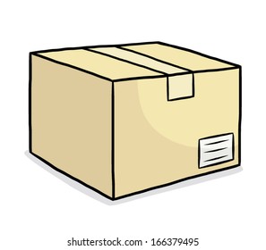 Cardboard Box Drawing Images, Stock Photos & Vectors | Shutterstock