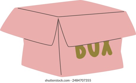 Paper Box Icon Vector Illustration