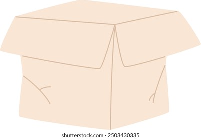Paper Box Icon Vector Illustration