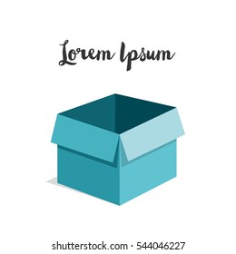 Paper Box. Vector Illustration