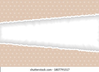 Paper breaking three-dimensional silhouette background