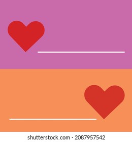 Papel con corazones brillantemente coloreados para hacer cartas.