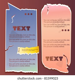 Paper bubble for speech. Vintage
