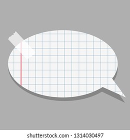  Paper bubble sticker with tape