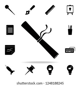 paper bundle icon. University life icons universal set for web and mobile