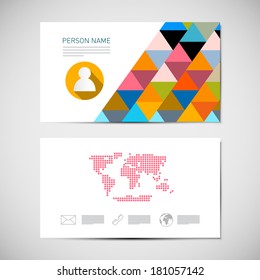 Paper Business Card Template 