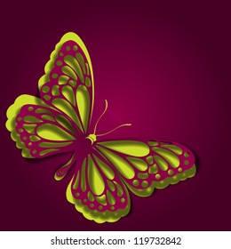 Mariposa de papel