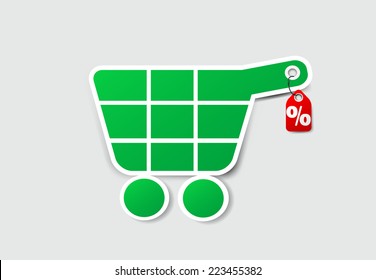 Paper buy icon. vector eps 10