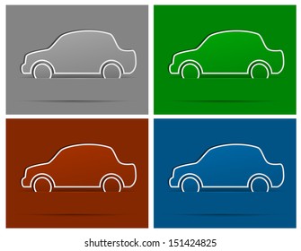 paper car banner