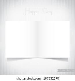Paper card background, vector eps10