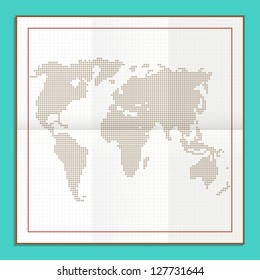 paper card in points
