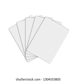 Paper Cards Mockup