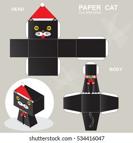 Paper Cat Template Stock Vector (Royalty Free) 534416047 | Shutterstock