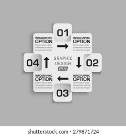 paper chart infographic element business template