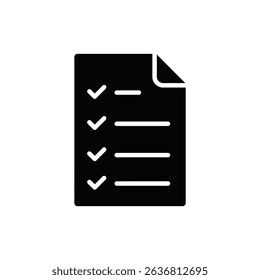Paper with Check Marks for Task Completion and Business Productivity