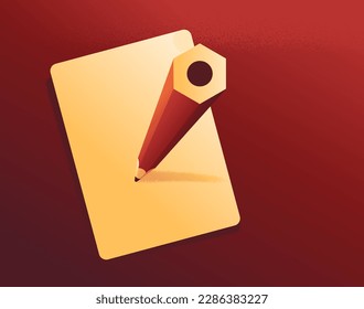 Paper checklist or to-do list square icon. Successful formation of business tasks and goals. Vector pictogram