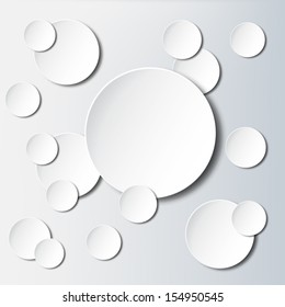 Paper circle background
