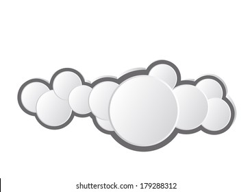 Paper circle banner
