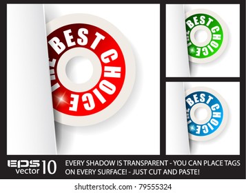 Paper Circular Style tags with transparent shadows. You can place it on every surface, just copy and paste! - Powered by Shutterstock - Get 15% off with code: PIKWIZARD15
