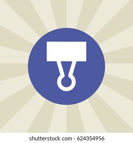 paper clamp icon. sign design. background