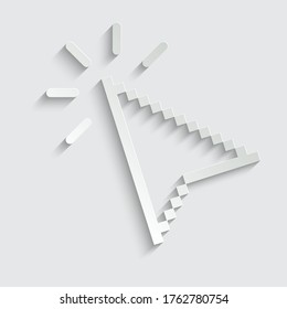 haga clic en el icono. icono de símbolo del cursor. símbolo de clic del mouse