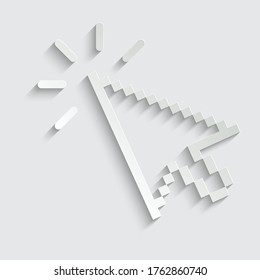 haga clic en el icono. icono de símbolo del cursor. símbolo de clic del mouse