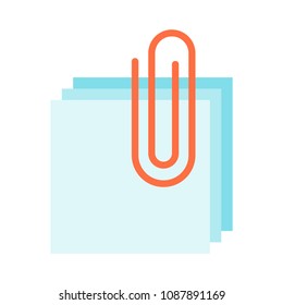 paper clip attachment icon - email attachment, attached file