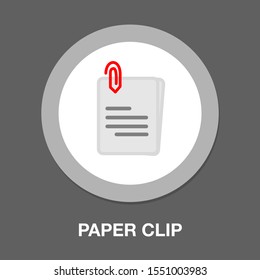 Paper Clip Attachment Icon - Paper Clip, Email Attachment, Attached File