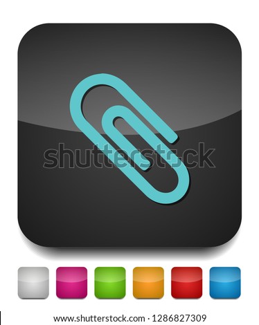 paper clip attachment icon - paper clip, email attachment, attached file