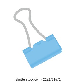 Blindante de clip aislado en fondo blanco, ilustración vectorial
