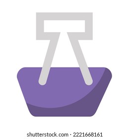 paper clip design graphic vector icon