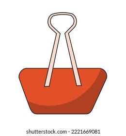 icono de vector gráfico de diseño de clip
