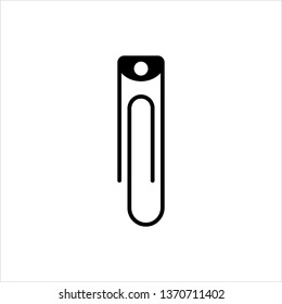 Paper Clip Design Vector Art Illustration