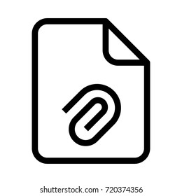 paper clip file icon