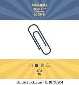 Paper clip icon